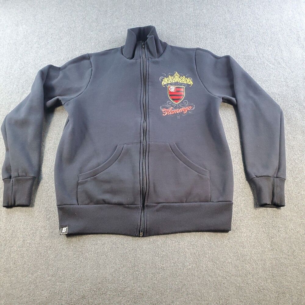 2004 Clube de Regatas do Flamengo jacket Youth Size Medium  Black